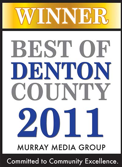 Best of Denton County 2011 Murray Media Group Winner